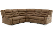 Partymate Brindle 2-Piece Reclining Sectional -  Ashley - Luna Furniture