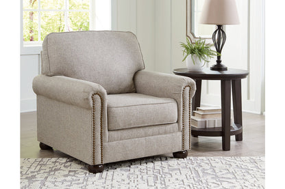 Gaelon Dune Chair and Ottoman -  Ashley - Luna Furniture