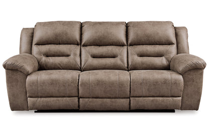 Stoneland Fossil Power Reclining Sofa, Loveseat and Recliner -  Ashley - Luna Furniture