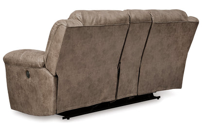 Stoneland Fossil Power Reclining Sofa, Loveseat and Recliner -  Ashley - Luna Furniture