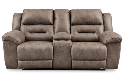 Stoneland Fossil Power Reclining Sofa, Loveseat and Recliner -  Ashley - Luna Furniture