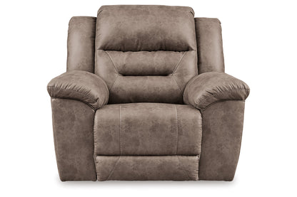 Stoneland Fossil Power Reclining Sofa, Loveseat and Recliner -  Ashley - Luna Furniture