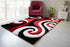 3D Shaggy RED Area Rug - 3D555 - 3D555-RED-57 - Bien Home Furniture & Electronics