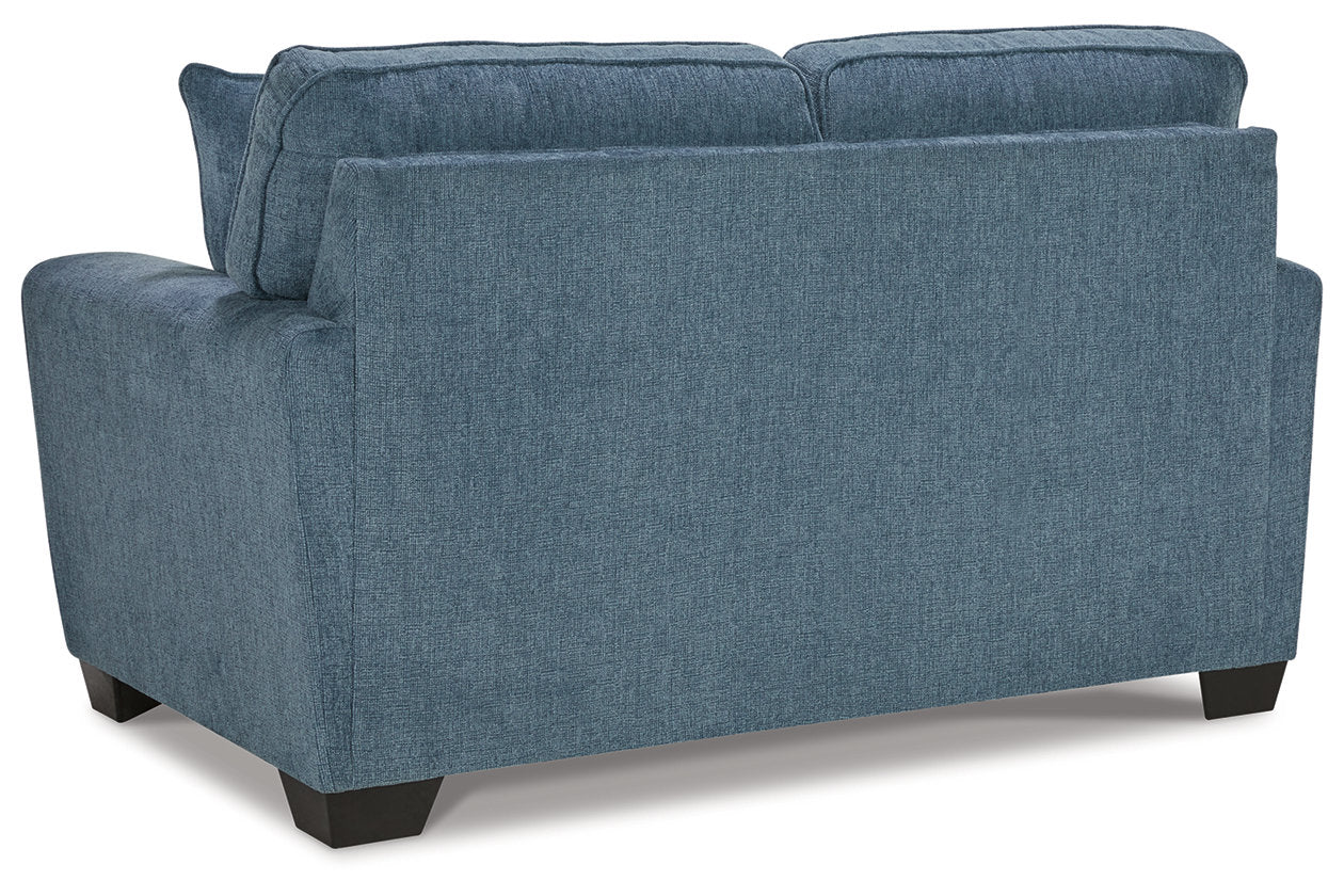 Cashton Blue Sofa and Loveseat -  Ashley - Luna Furniture