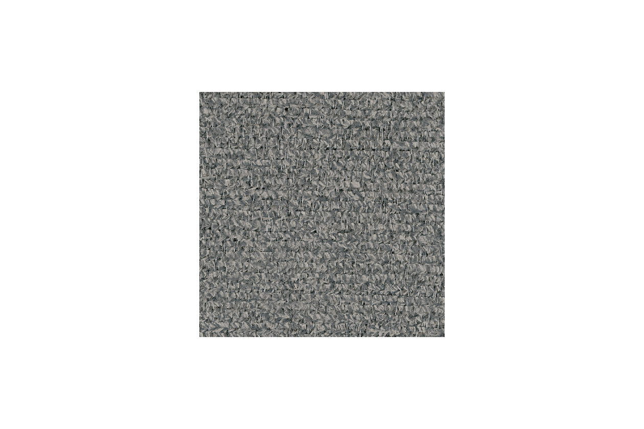 Hazela Charcoal Chair and Ottoman -  Ashley - Luna Furniture
