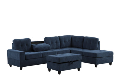 44Heights Reversible Sectional + Ottoman - 44Heights