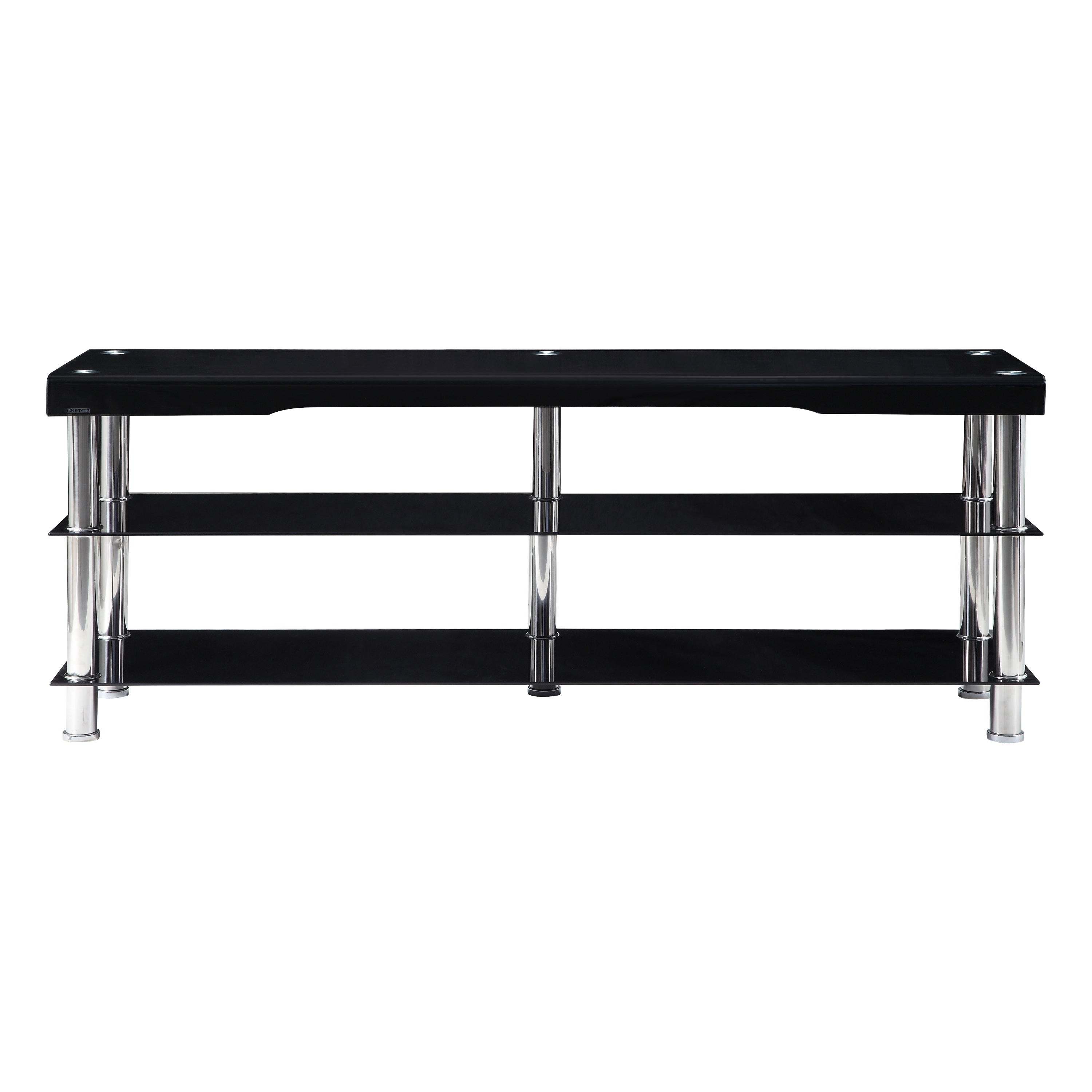 4572BK-63 TV CABINET, BLACK - 4572BK-63