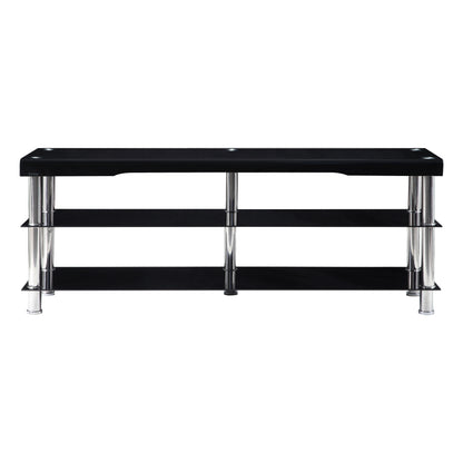 4572BK-63 TV CABINET, BLACK - 4572BK-63