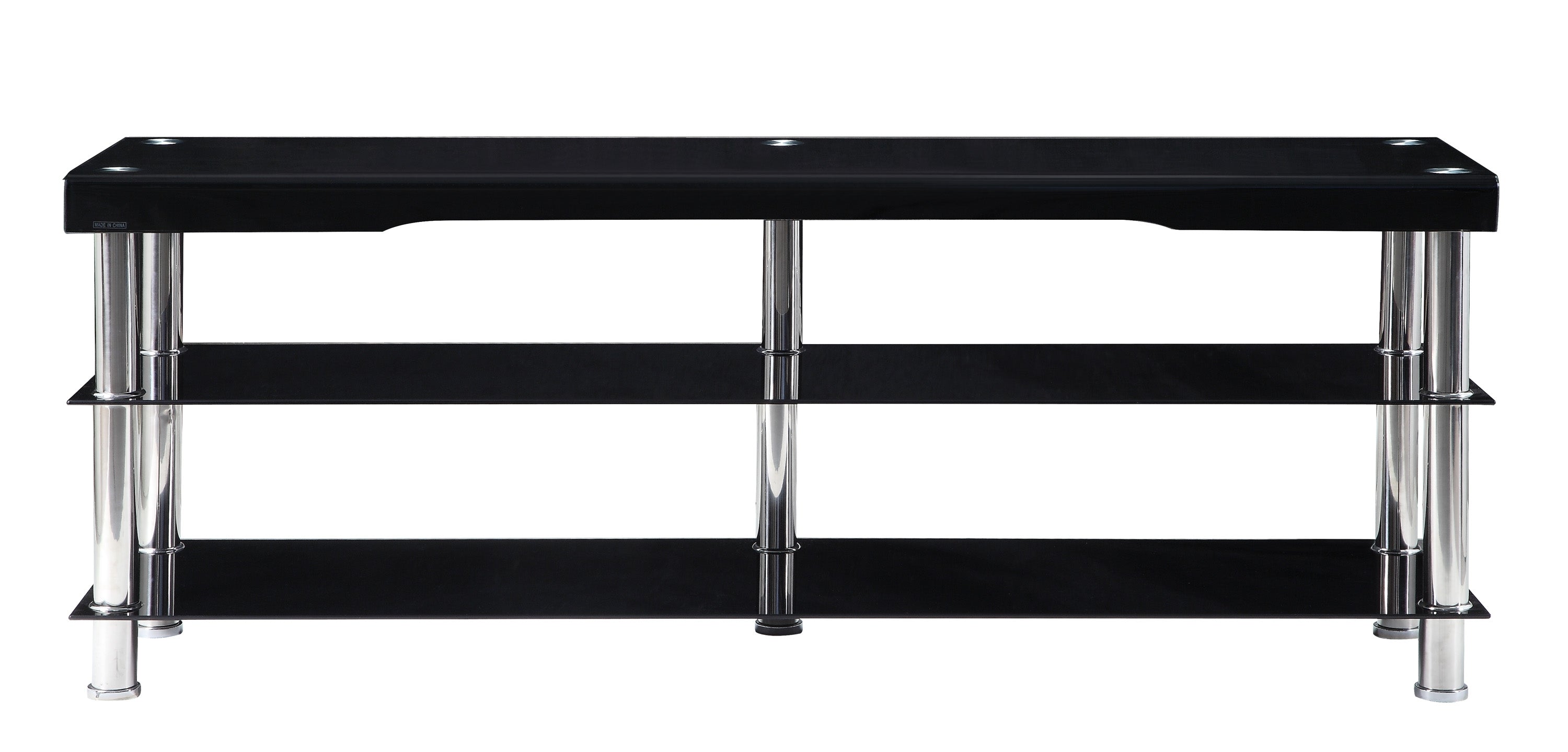 4572BK-63 TV CABINET, BLACK - 4572BK-63