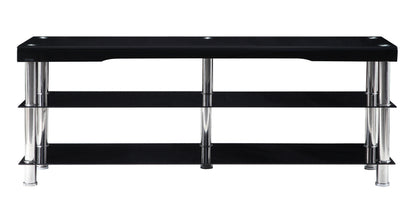 4572BK-63 TV CABINET, BLACK - 4572BK-63