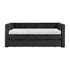 4655BLK* (2) Daybed with Trundle - 4655BLK*