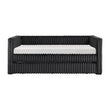 4655BLK* (2) Daybed with Trundle - 4655BLK*