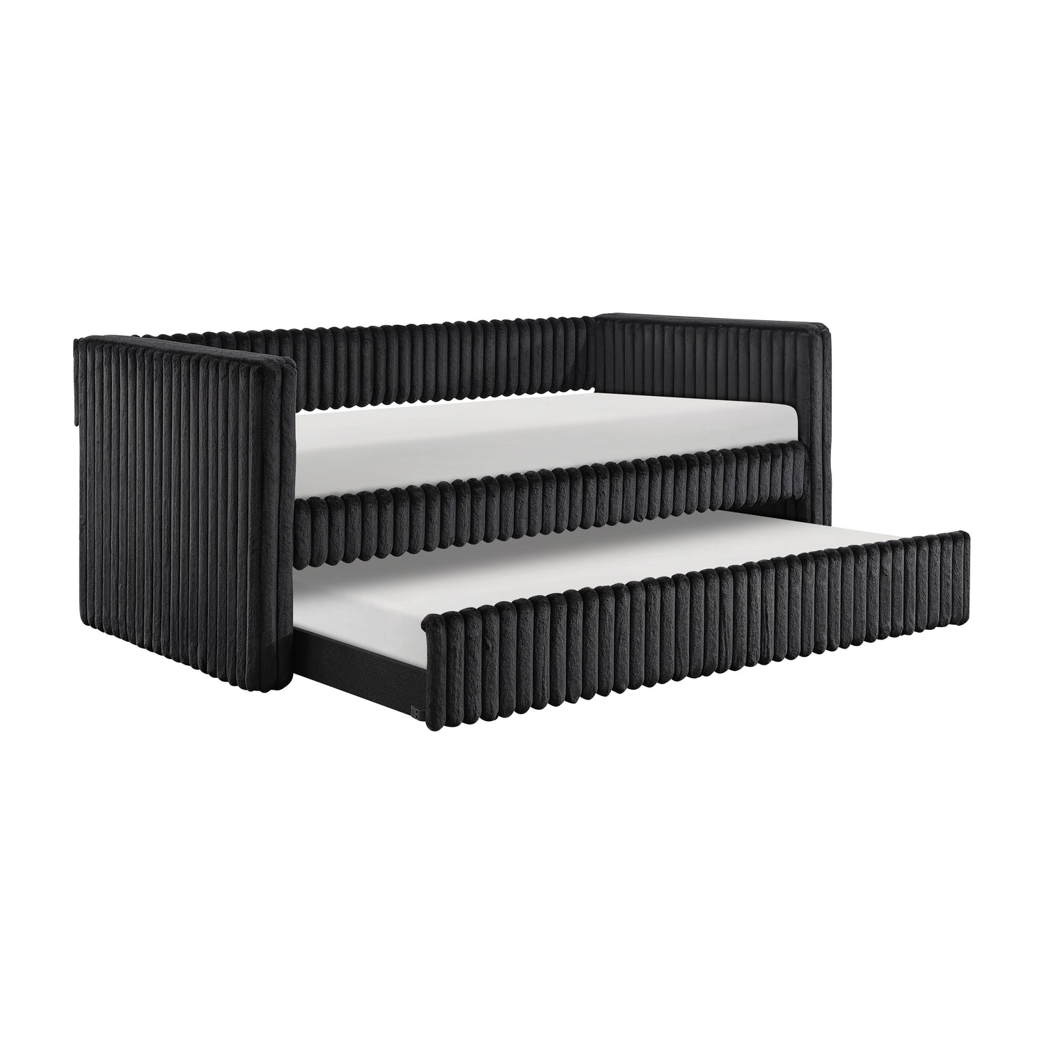 4655BLK* (2) Daybed with Trundle - 4655BLK*