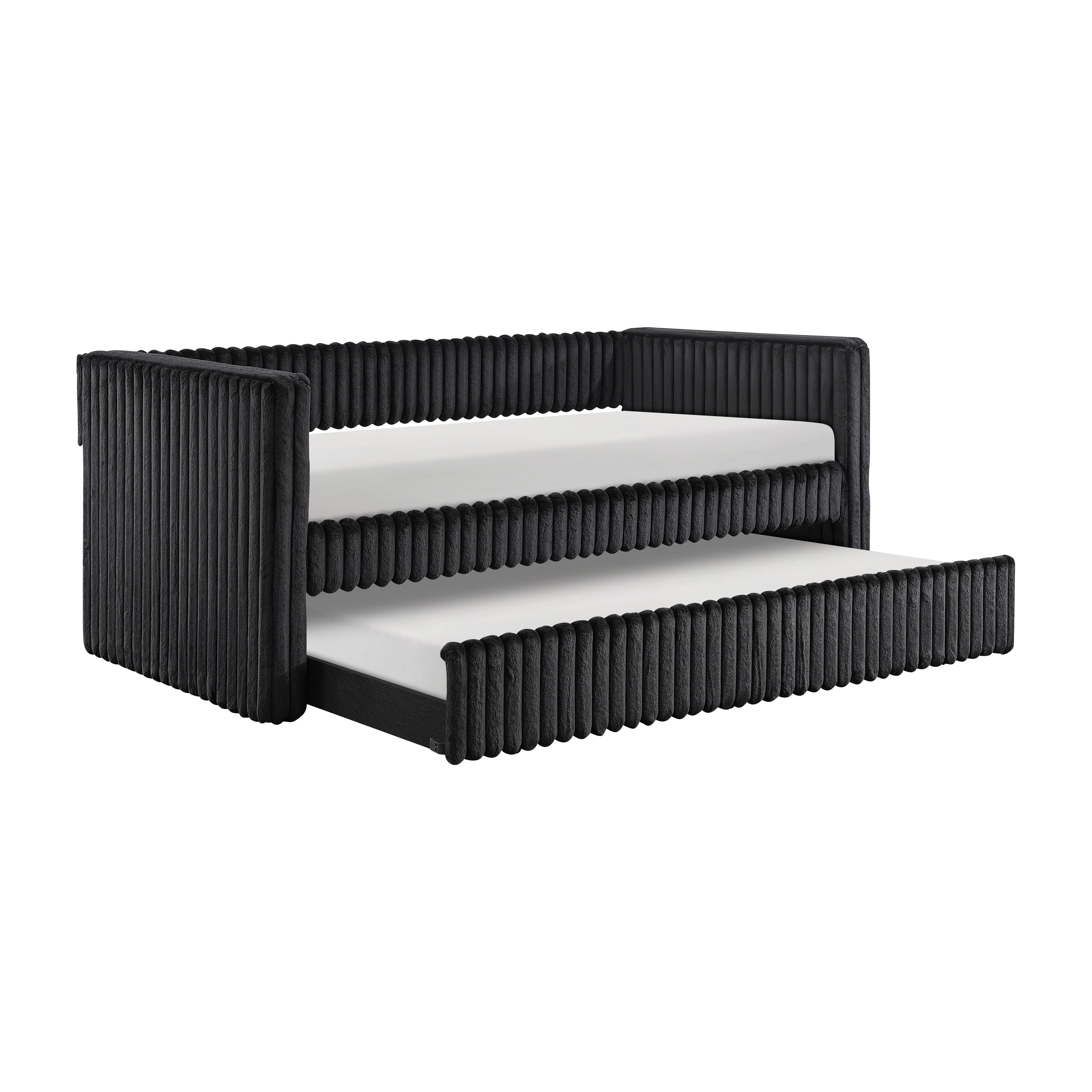 4655BLK* (2) Daybed with Trundle - 4655BLK*