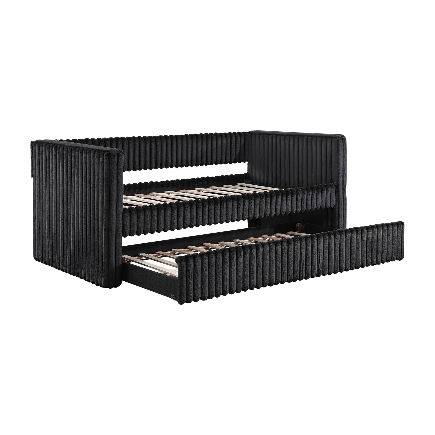 4655BLK* (2) Daybed with Trundle - 4655BLK*