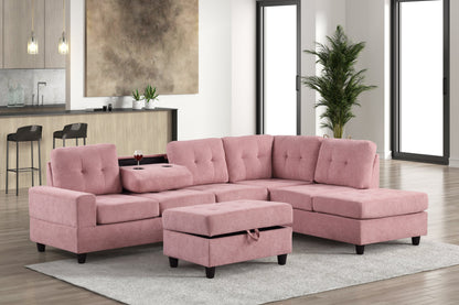 46Heights Reversible Sectional + Ottoman - 46Heights