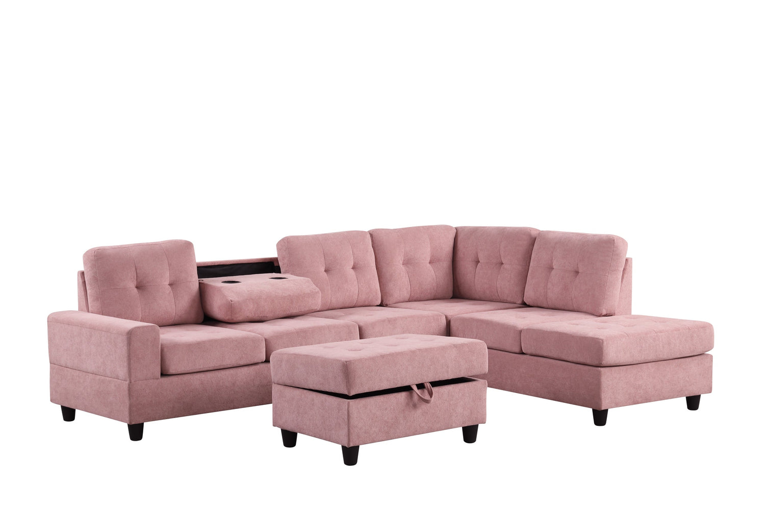 46Heights Reversible Sectional + Ottoman - 46Heights