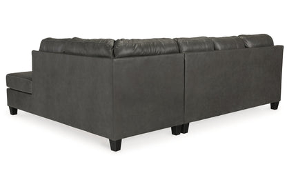 Valderno Fog 2-Piece Sectional with Chaise -  Ashley - Luna Furniture