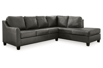 Valderno Fog 2-Piece Sectional with Chaise -  Ashley - Luna Furniture