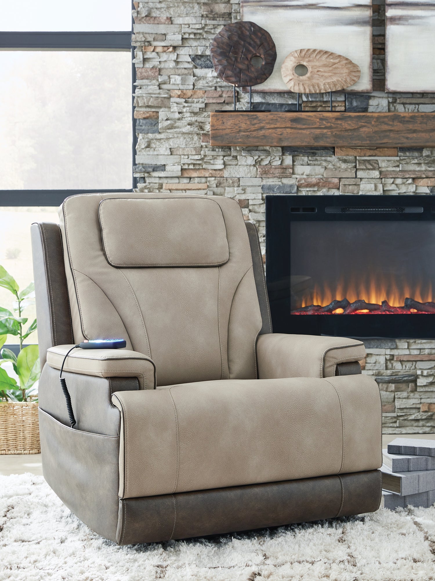 4Z-Peaceful Pause Sand Power Lift Recliner - PC1210312
