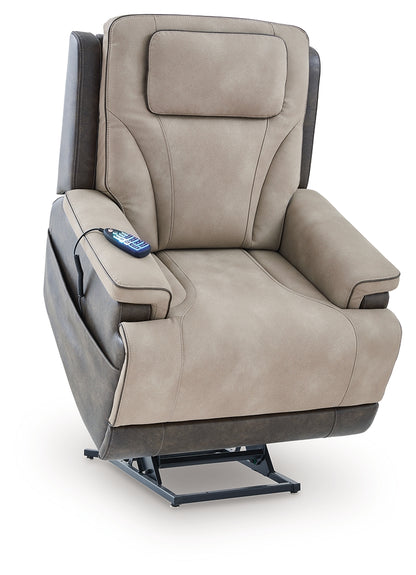 4Z-Peaceful Pause Sand Power Lift Recliner - PC1210312
