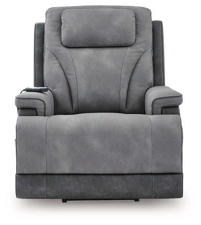 4Z-Peaceful Pause Slate Power Lift Recliner - PC1210412