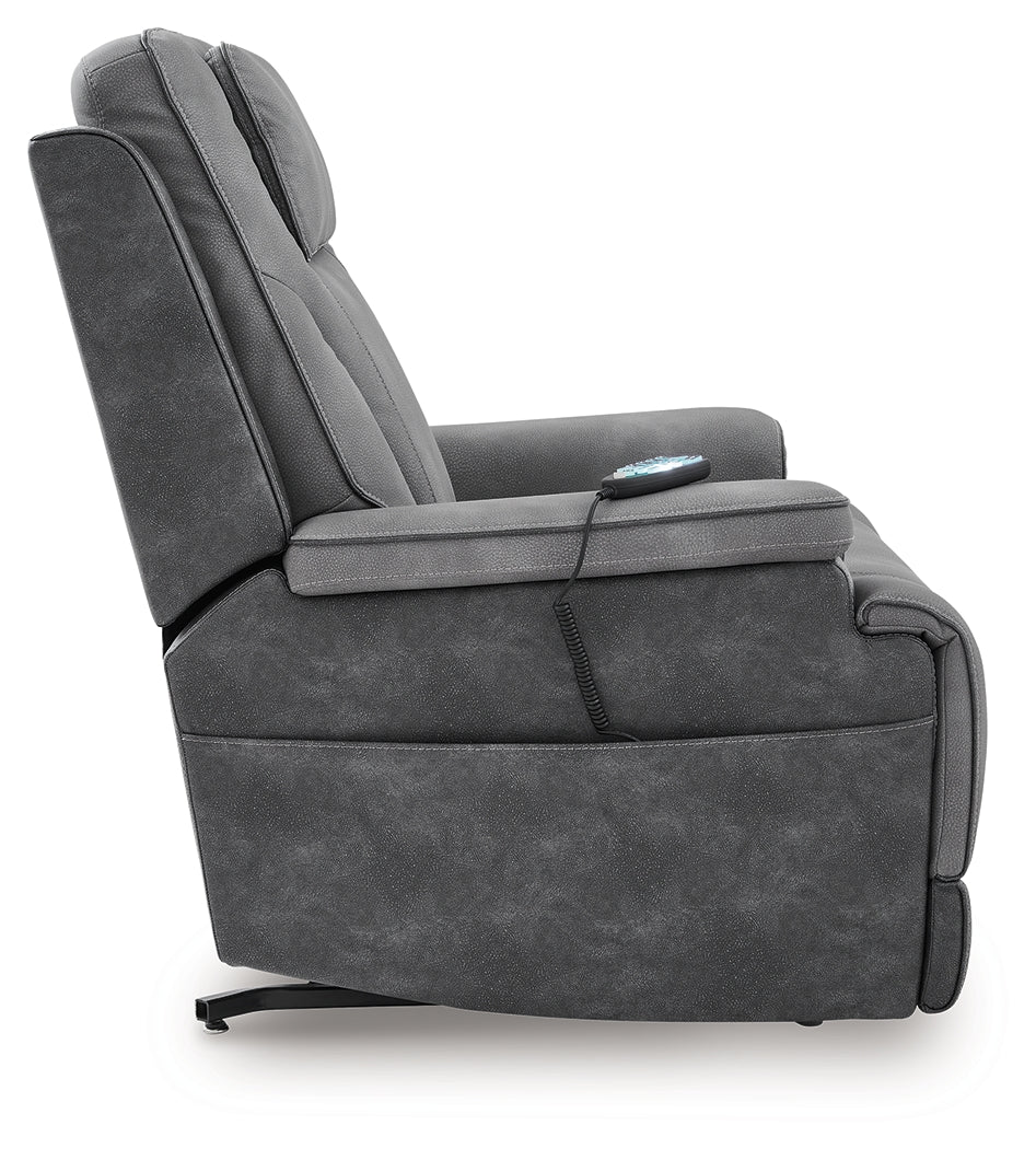 4Z-Peaceful Pause Slate Power Lift Recliner - PC1210412