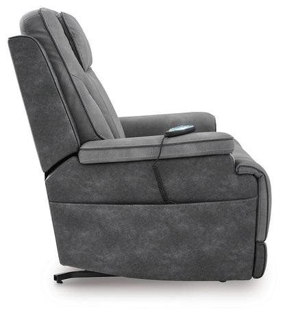 4Z-Peaceful Pause Slate Power Lift Recliner - PC1210412
