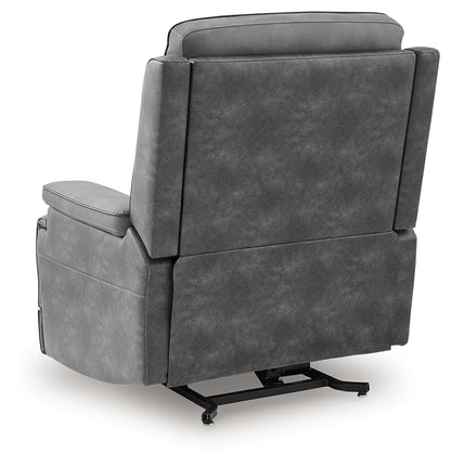 4Z-Peaceful Pause Slate Power Lift Recliner - PC1210412