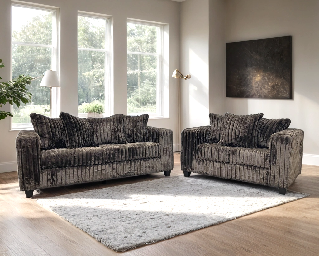 510 Chocolate - Sofa &amp; Loveseat Set - 510-2PC-CHOCOLATE