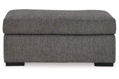 Gardiner Pewter Sofa Chaise and Ottoman -  Ashley - Luna Furniture