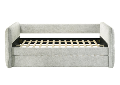 Philipa Light Gray Daybed with Trundle from Crown Mark - Luna Furniture