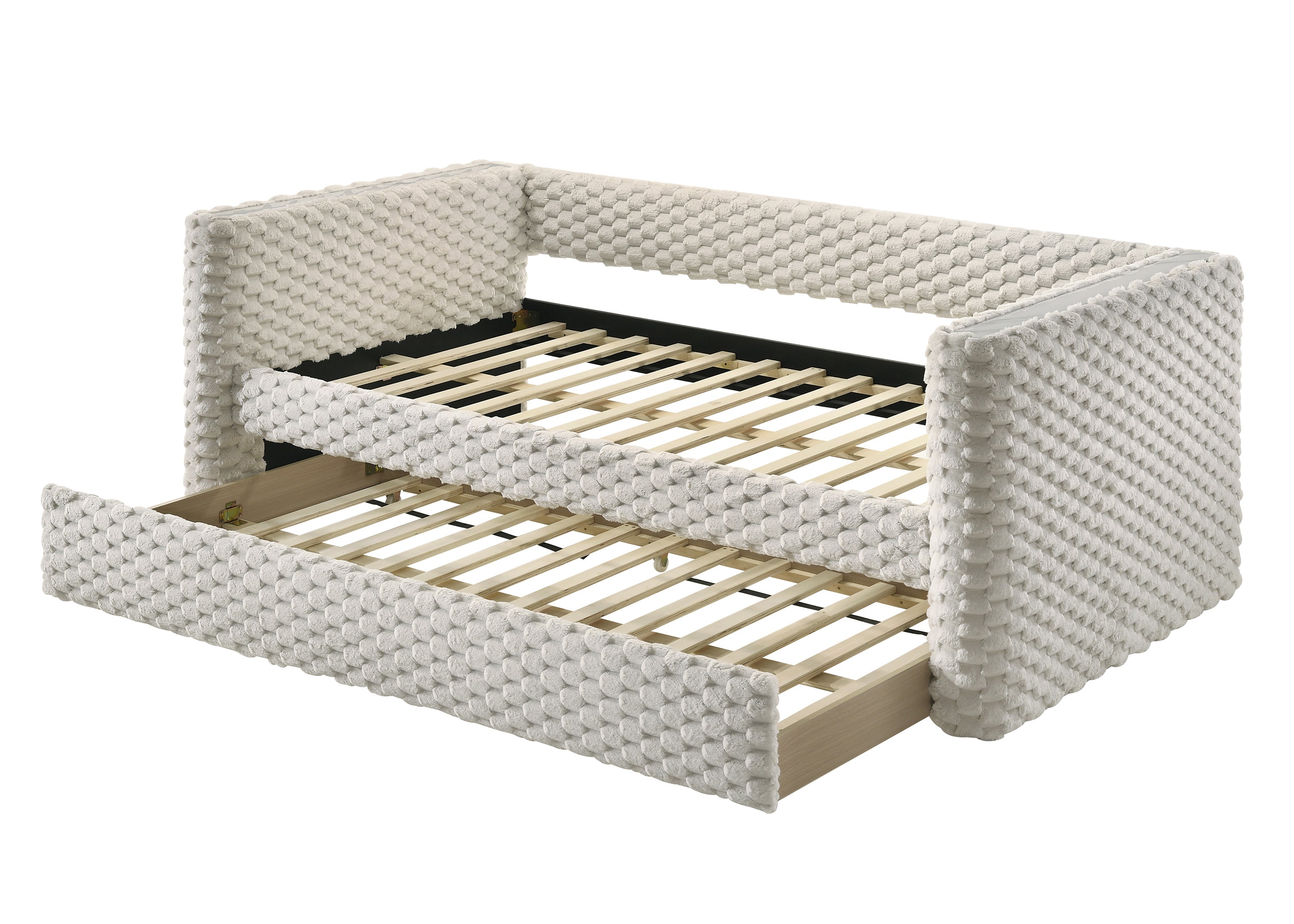 Brielle Dove Daybed with Trundle from Crown Mark - Luna Furniture