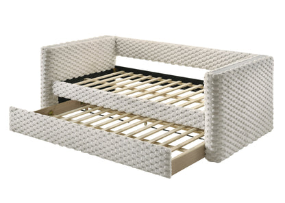 Brielle Dove Daybed with Trundle from Crown Mark - Luna Furniture