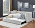 Hailey Light Gray Daybed with Trundle from Crown Mark - Luna Furniture