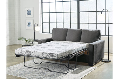 Rannis Pewter Full Sofa Sleeper and Recliner -  Ashley - Luna Furniture
