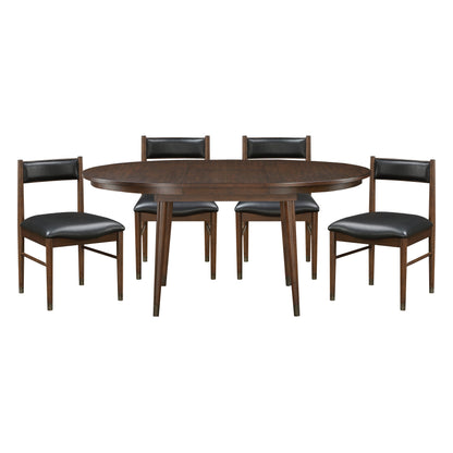 Clive Cherry Extendable Dining Set from Homelegance - Luna Furniture