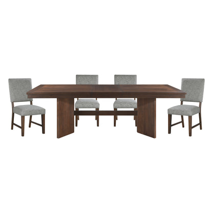 Franco Walnut/Gray Dining Set from Homelegance - Luna Furniture