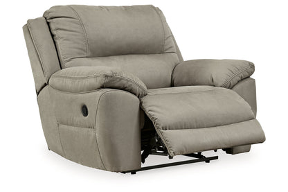 Next-Gen Gaucho Putty Power Reclining Sofa and Loveseat -  Ashley - Luna Furniture