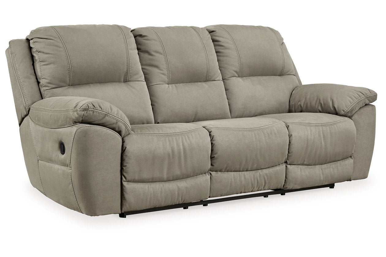 Next-Gen Gaucho Putty Power Reclining Sofa and Loveseat -  Ashley - Luna Furniture