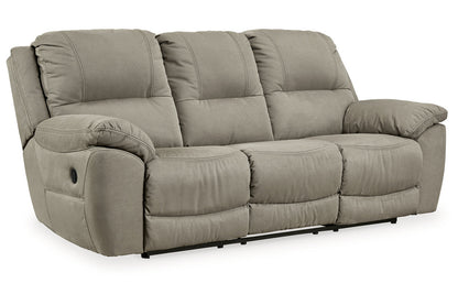 Next-Gen Gaucho Putty Power Reclining Sofa and Loveseat -  Ashley - Luna Furniture