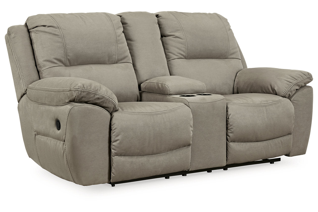 Next-Gen Gaucho Putty Power Reclining Sofa and Loveseat -  Ashley - Luna Furniture