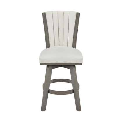5507-24BES Swivel Counter Height Chair, Set of 2 - 5507-24BES