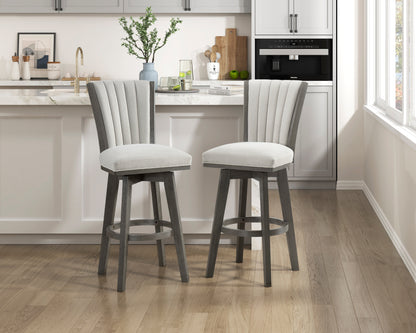 5507-29BES Swivel Pub Height Chair, Set of 2 - 5507-29BES