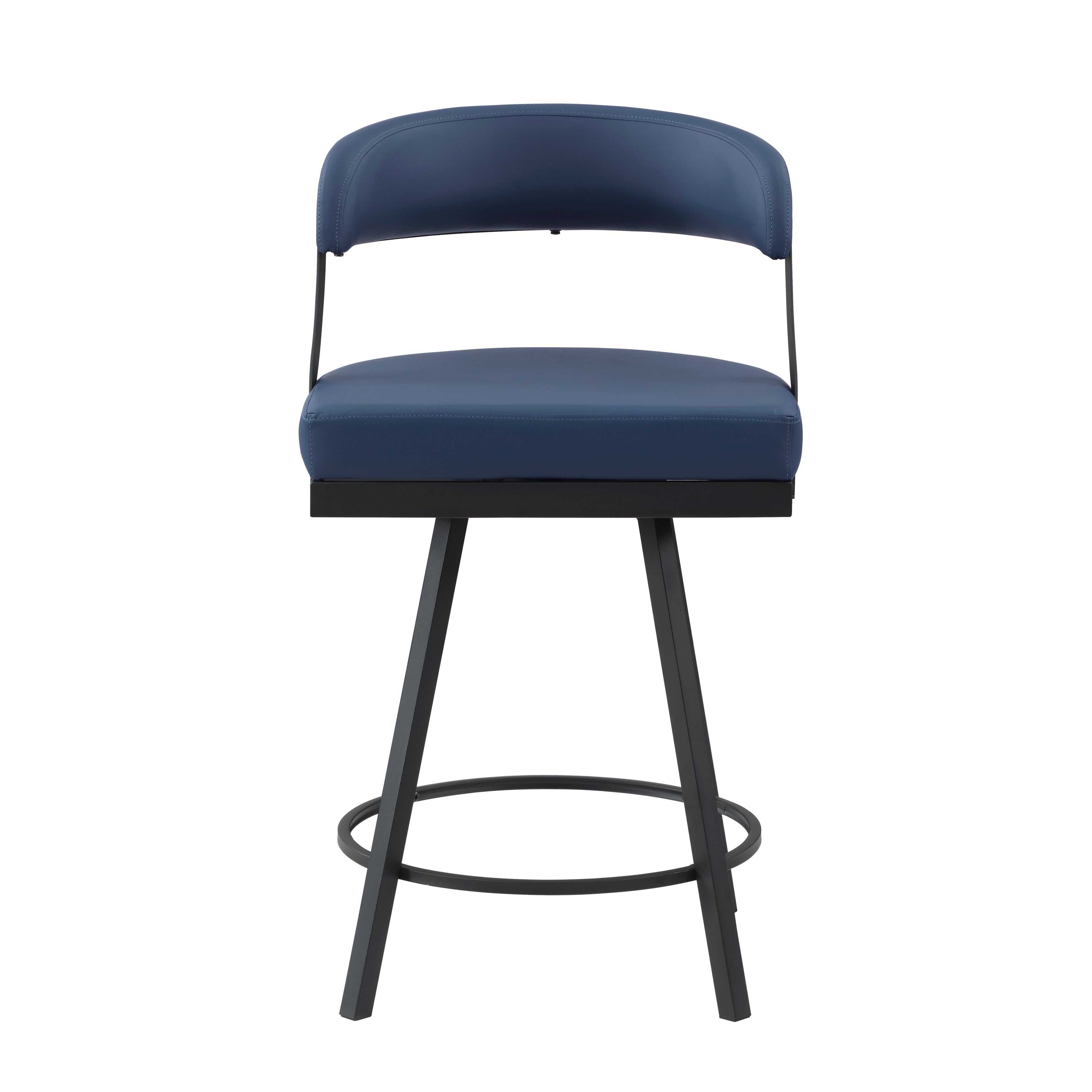5565-24BU Swivel Counter Height Chair, Set of 2 - 5565-24BU