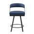 5565-24BU Swivel Counter Height Chair, Set of 2 - 5565-24BU