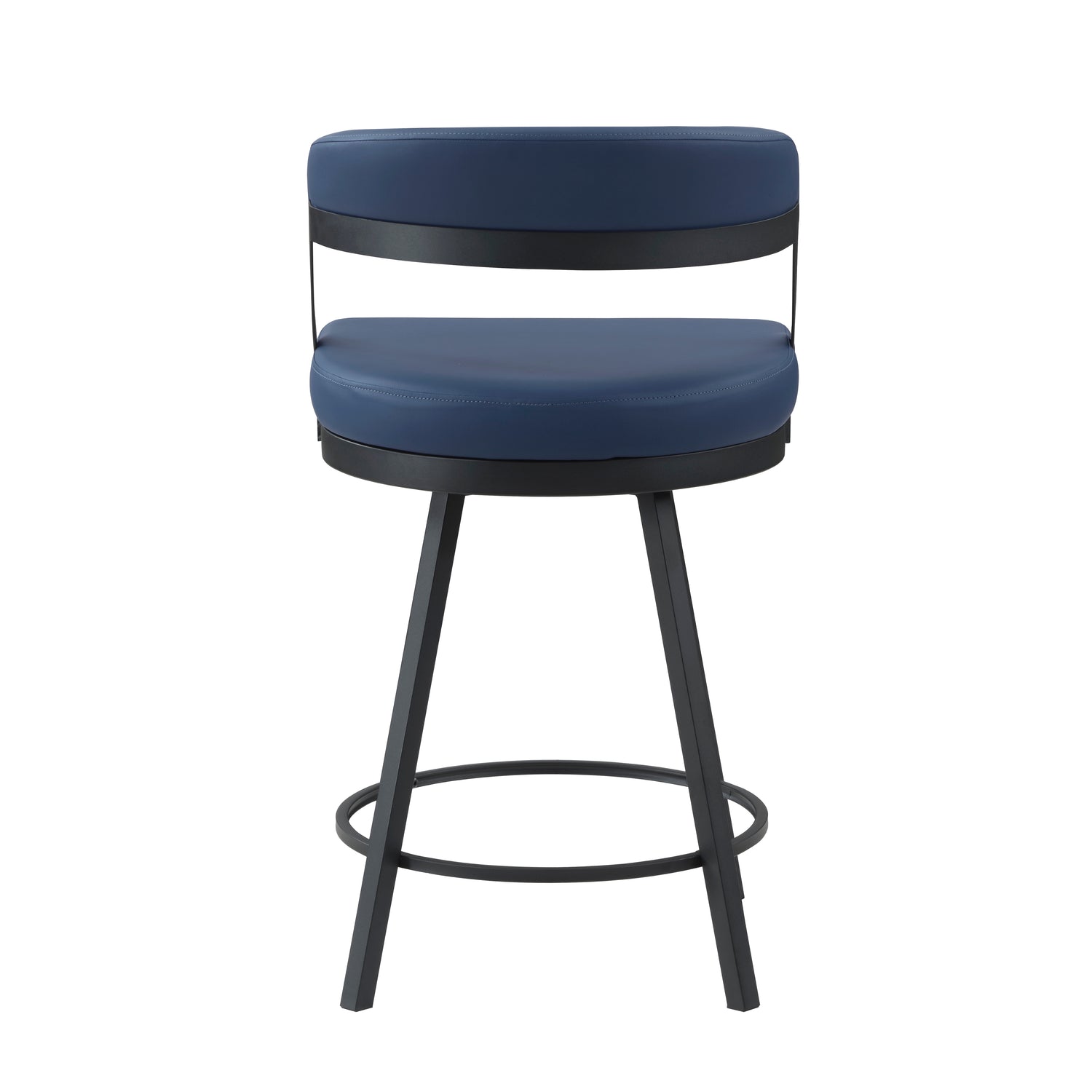 5565-24BU Swivel Counter Height Chair, Set of 2 - 5565-24BU