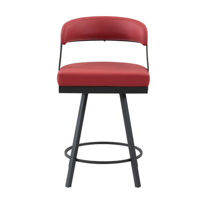 5565-24RD Swivel Counter Height Chair, Set of 2 - 5565-24RD