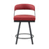 5565-24RD Swivel Counter Height Chair, Set of 2 - 5565-24RD