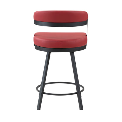 5565-24RD Swivel Counter Height Chair, Set of 2 - 5565-24RD